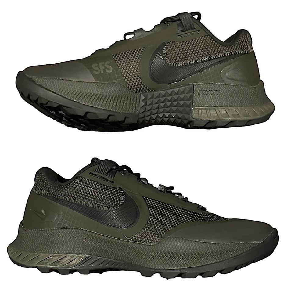 Nike React SFB Carbon Low Men’s Elite Outdoor Shoes Medium Olive/Black/Sequoia 7 - Picture 4 of 15